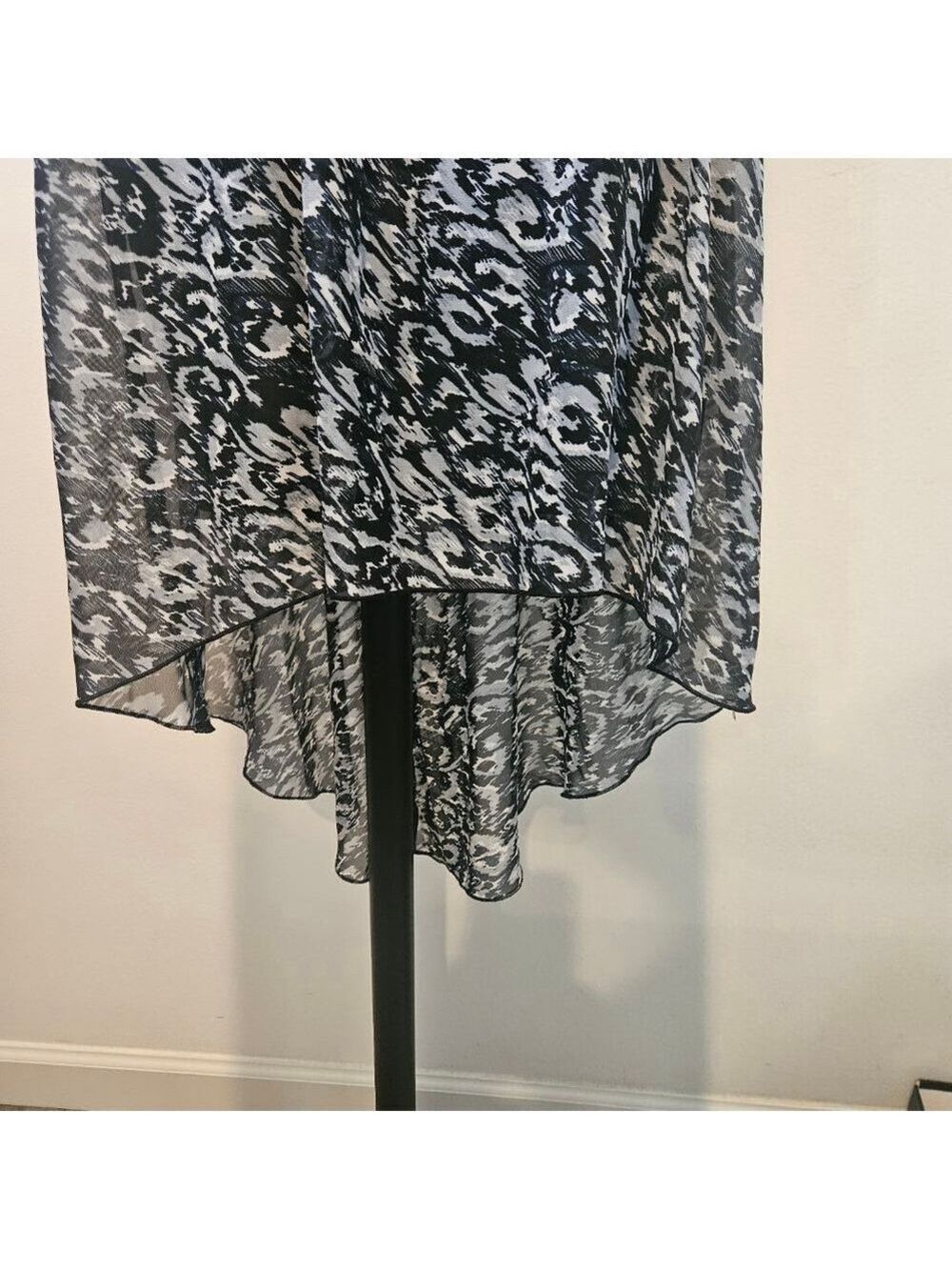 Women's Marc New York Marc New York High-Low Dress Size S Black & White - Picture 7 of 8